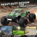 Jetwood 1/16 RC Car for Boys and Adults, 38kph 4WD Ready to Run Hobby RC Truck with 2 Batteries, Off Road Remote Control Monster Truck Gifts for Kids, JC16W