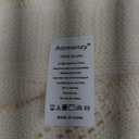 Aormenzy Cable Knit Throw Blankets 30 x 40 Inches, Soft Cozy and Lightweight Knitted Blanket, Machine Washable 100 Percent Acrylic Blanket, Decorative Throw Blanket for Couch Sofa Bed, Cream White