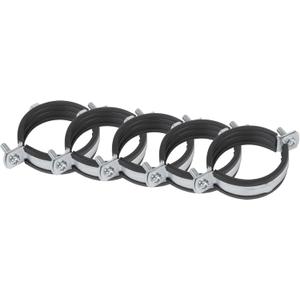Repa Market 2" Inch Pack of 5 Adjustable Split Ring Pipe Hanger Clamp  Heavy-Duty Pipe Bracket Support  Adjustable Clamps for Plumbing & HVAC  Screw Clamps Fit Copper, PVC, Steel Pipes