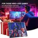 Glass Mouse Pad Micro Etched Surface and Whole Silicone Base,Improved Precision and Speed,Durable, Easy to Clean, Suitable for Gaming and Office Use (Keep Watch-16 * 12'')