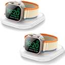 for Apple Watch Magnetic Charging Dock - Fast Magnetic Charger Stand, Compatible with Apple Watch Series 2/3/4/5/6/7/8/9/10/Ultra 1 2, Supports Nightstand Mode, Portable Design for Travel