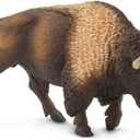Safari Ltd. North American Bison Figurine - Realistic 5" Wildlife Figurine - Educational Toy for Boys, Girls, and Kids Ages 3+