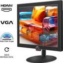 Kenowa 15 Inch PC Monitor, Computer Display for Windows 7/8/10/11, LED 1024 X 768 Screen, 4:3 Aspect Ratio, 60 Hz, 5Ms,75 * 75 mm VESA Hole, Port with HDMI,VGA,BNC,AV, TN Panel,Dual Speakers