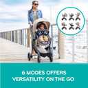 Evenflo Pivot Modular Travel System with LiteMax Preemie and Infant Car Seat (Casual Gray), Manufactured 10-17-2025
