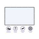 GPX Projector Screen 120" Indoor Soft