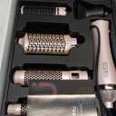 Nimmu Blow Dryer Brush Set, 5-in-1 Hot Air Brush Set, All-in-One Hair Styler for Salon Blowouts, Smoothing, Curling & Volumizing and Straightening, Less Frizz & Heat Damage, Pink