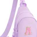 Gifts for Teen Girls Kids | Birthday Gift for 3 4 5 6 7 8 9 10 11 12 13 14 Year Old Girl,Crossbody Sling Bag Backpack Fanny Pack Purse,Cute Trendy Stuff - Lavender,A