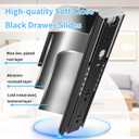 Soft Close Drawer Slides 1 Pair Full Extension 20inch Side Mount Pull Out Kitchen Cabinet Rails Bracket Replacement Ball Bearing Tracks kit Guide Runner 100 LB Capacity