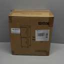 Narrow Bathroom Storage Cabinet with Wheels, 4-Tier Plastic Slim Cabinets with Adjustable Shelves for Small Spaces, Bathroom, Kitchen, Milky White