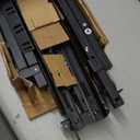 Amazon Basics Metal Twin Size Bed Frame(Box Spring Required), 6-Leg Base for Box Spring and Mattress Support, Tool-Free Easy Assembly, Black