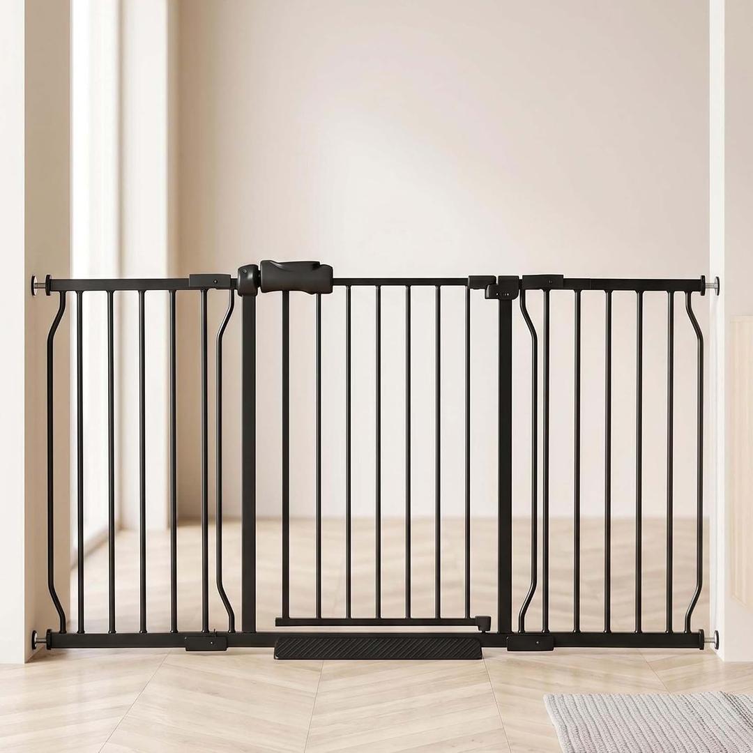 57.5 Inch to 62 Inch Extra Wide Baby Gates for Doorways Stairs Hallway