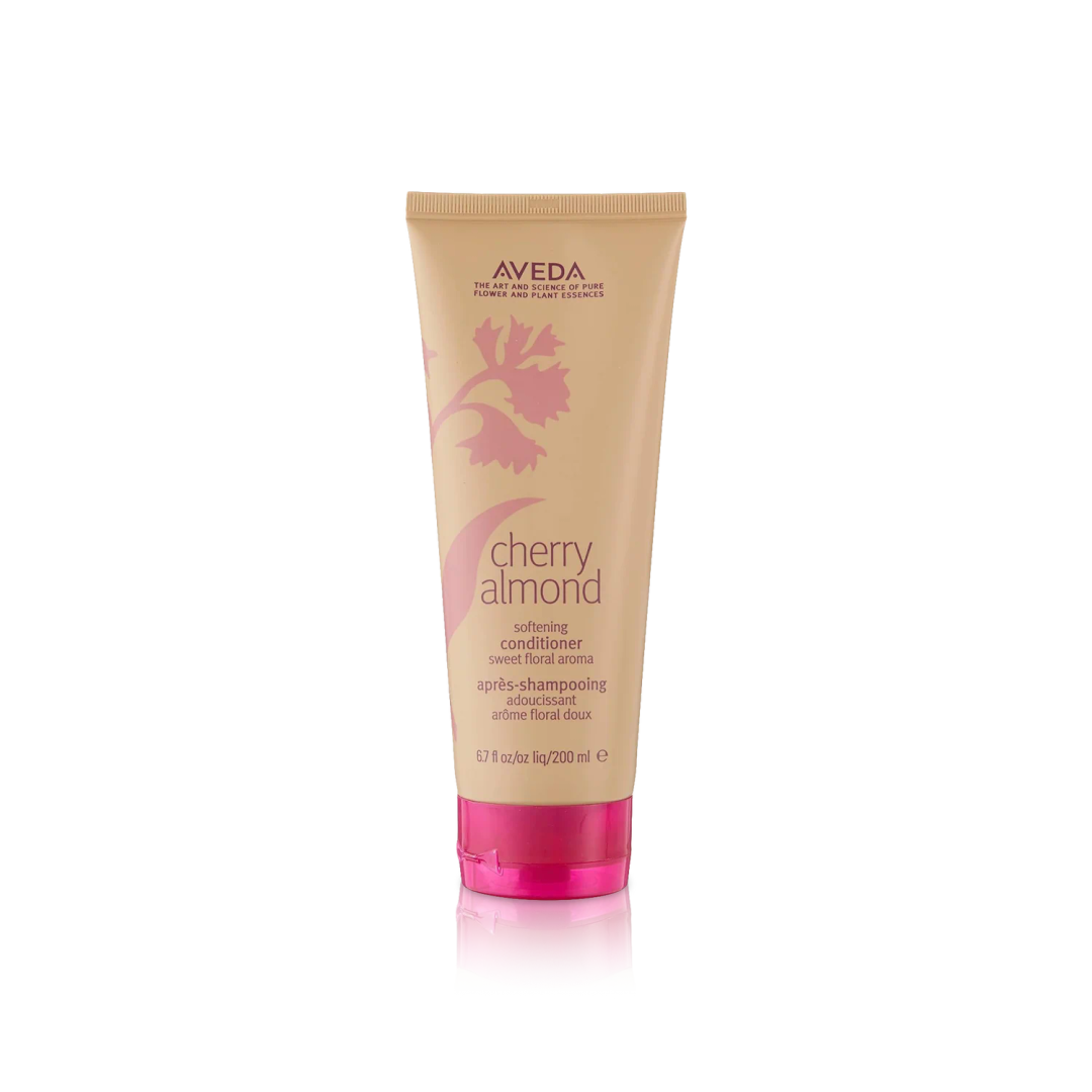 Aveda Cherry Almond Softening Conditioner | for Normal to Dry Hair | 98% Naturally Derived* | with Coconut Oil & Shea Butter | Silicone Free | Iconic Aroma of Tonka, Orange, Ylang Ylang 200 ml