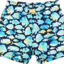 RUGGEDBUTTS Boys UPF50+ Sun Protection Animal Swim Trunks
