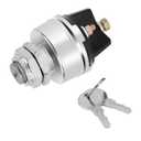 4 Position Universal Key Ignition Switch, Ignition Switch with Key Fit Car, Forklift, Trailer, Truck, Tractor and More, Starter Switch 12V Acc/Off/IGN/Start