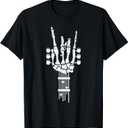 Rock and Roll Punk Rock Band Concert Guitar Accessories Gift TShirt