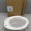 Carex Toilet Seat Riser, Elongated Raised Toilet Seat Adds 3.5 inches to Toilet Height, for Assistance Bending or Sitting, 300 Pound Weight Capacity Toilet Riser