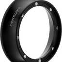 Normcore 54mm Magnetic Dosing Funnel V2 - Espresso Coffee Dosing Ring - 18mm Anodized Aluminum with 8 Neodymium Magnets Fits 54mm Breville Portafilter (Black)