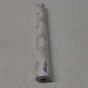 Lependor Damask Peel and Stick Wallpaper Easily Removable Printed Stick Wall Paper Decorative Self Adhesive Shelf Drawer Liner Roll - 17.71" X 393" - 48.45 sq. ft. (17.71" X 32.8 ft, Silver Damask)