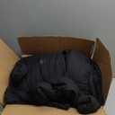 NTBAY Queen Comforter - Down Alternative Comforter Duvet Insert, All Season Bedding Quilted Duvet Insert with Corner Tabs, Machine Washable, Black (Queen(90x90 Inch) Pack of 1)