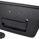JDMON Black Tailgate Door Handle Bezel w/Keyhole Replacement for Nissan Frontier 2005-2014 Exterior Liftgate Handle Rear Lift Gate Latch Handle Replacement for 81576 90606EA810 90606-EA810 NI1915109