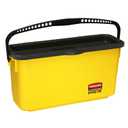 Rubbermaid Commercial Products HYGEN Charging Bucket Microfiber Mops, 18-in