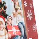 kennethan Christmas Red Frame 4x6 Picture Frame with Christmas Santa Decoration 1 Pack Wooden Frame with Glass can Display 4x6 Picture on the Table