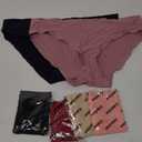 Caterlove Women's Seamless Underwear No Show Stretch Bikini Panties Silky Invisible Hipster 6 Pack (X-Large)