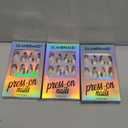 GLAMERMAID Press on Nails Medium Almond,Halloween UV Ombre False Nails with French Tips Design,Gel Butterfly Glue on Nails Reusable Full Cover Manicure Set for Women Pack of 3