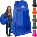 Wakeman Pop Up Changing Tent, 3.3 x 3.3 x 6.2ft, Camping Shower Tent for Portable Toilet Stall or Dressing Room with Carry Bag for Camping, Beach, or Tailgate, Polyester