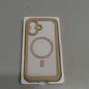 Miracase for iPhone 17 Case 6.3'', Full-Body Military Grade Drop Protection Outdoor Phone case with Built-in Glass Screen &Camera Control,Easy Installation,No Gap,Compatible with MagSafe, Gold