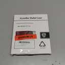 XcaseBar compatible with iPhone 17 Pro 6.3" Wallet case with Zipper Credit Card HolderRFID Blocking,Flip Folio Book PU Leather Phone case Shockproof Cover Women Men for Apple 17 Pro case Red