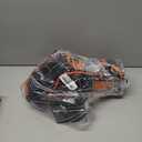 AC-DK 2500 lb ATV/UTV Winch Synthetic Rope Kits, 12V Winch with Wireless Remote for Off Road Trailer Boat RV Towing Winches, Winch with Mounting Plate and Wired Remote (Orange)