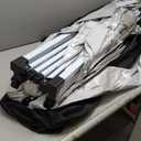 10x10 Pop Up Canopy Tent, Easy Up Canopy with 3 Adjustable Height, Outdoor Sun Shade with 4 Sandbags & Carrying Bag for Camping, Parties,Outdoor Events - White