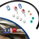 800-673 A/C Line Splice Kit for 5/16" Line With No. 6 Hose 24 Inches, Air Conditioning Repair Splice Connector Kit, Universal Fit for 5/16" Line to Hose Repair