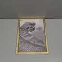 Giverny 7x10 Picture Frame  Gold Photo Frame with Glossy Finish and Shatter-Resistant Front, Wall Mount or Tabletop Display, Elegant Decor for Home, Office, Bedroom