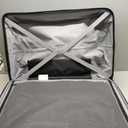 American Tourister Stratum XLT Expandable Hardside Luggage with Spinner Wheels, Jet Black, Checked-Large 28-Inch