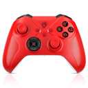 Dinosoo Wireless Controller for Xbox Series X|S, Xbox One & Windows 10/11 Steam Games, Bluetooth, Dual Vibration, TURBO, Macro, 3.5mm Audio Jack Red - Upgrading with a PC before connecting to X-box