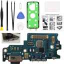 Charging Port Replacement Kit Compatible with Galaxy S21 FE US Version, Dock Board USB-C Connector Only for S21 FE SM-G990U/U1/U2/U3, SM-G990W/W2/W3, with Instruction Manual, Toolkit