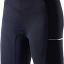 MY KILOMETRE Womens Triathlon Shorts 8 Inseam Tri Shorts with Side Pockets Adjustable Drawstring (Medium, Pure-black)