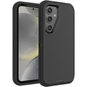 Case for Galaxy S25 Plus, Heavy-Duty Tough Rugged Shockproof Drop Protective Cover Cases for Samsung Galaxy S25 Plus, Black