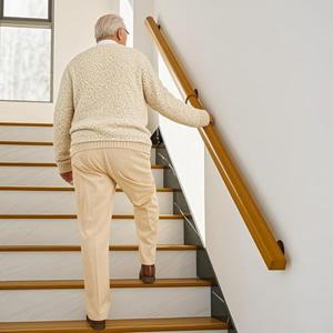 6FT Wooden Stair Railing Indoor, Wall Railings for Stairs, Hand Rails for Indoor Stairs, Non-Slip Stair Handrail for Home Garden Corridor Lofts Kindergarten Guardrail(2 Sections, 2 x 3FT) 6FT Wooden Stair Railing Indoor, Wall Railings for Stairs, Hand Rails for Indoor Stairs, Non-Slip Stair Handrail for Home Garden Corridor Lofts Kindergarten Guardrail(2 Sections, 2 x 3FT)