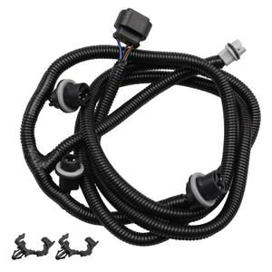 Rear Tail Lamp Wiring Harness Driver Side Compatible with GMC Sierra 1500 2014-2015 Replace # 23141279 (Fits 4 Bulb Sockets Only)