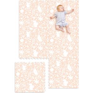 TCBunny Extra Large Baby Play Mat - 4FT x 6FT Foam Puzzle Floor Mat for Kids & Toddlers (Nordic Style)