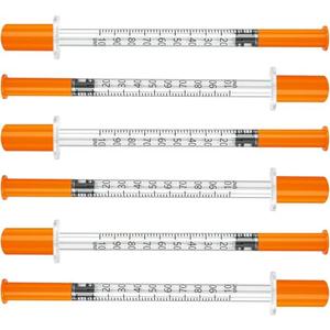 31G 1ml/cc 1/2"(12.7mm) Individually Wrapped Lab Supplies，Pack of 100