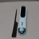 Go Brush Pro 2025 Hair Straightener Brush 300 Million Negative Ionic Portable Hair Straightener Comb for Women with 4 Temps Fast Heating MCH Ceramic Coating Smooth Frizz - Free Hair Pale Pink