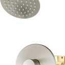 Shower Faucet Set Brushed Nickel, Shower Valve Kit with 6 Inch Showerhead