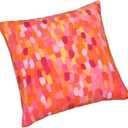 Abstract Geometry Red Throw Pillow Covers Set of 2 Couch Pillow Case Decoration Cushion Covers for Sofa Home Living Room Bedroom Outdoor 18X18 Inch