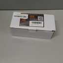 BESTTEN Keyed Entry Door Knob with Lock, Interior and Exterior Door Lock, Standard Ball, Satin Nickel