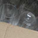 Party Essentials 9 oz. Plastic Champagne Flutes, Stemless Toasting Glasses, Unbreakable, Shatterproof, 100% BPA Free Drinkware, Clear, 16-Count