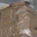 Mens Laptop Messenger Bag Canvas Briefcase Waterproof Vintage Computer Bag Shoulder Bag Satchel Bags for Work College Travel (15.6 inch, Brown)